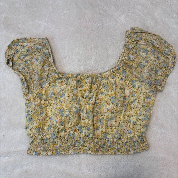 Bubble Sleeve Blouse and High Waisted Flowy Shorts SET - Picture 3 of 16